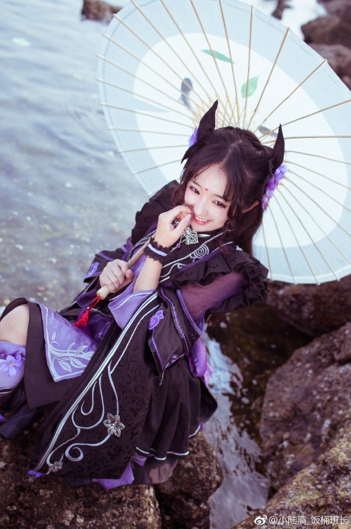 剑网3花萝优秀cos欣赏 微风拂面海天一色