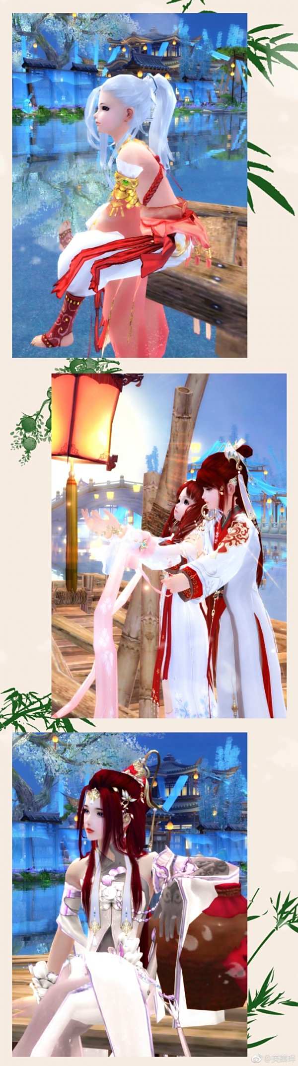 剑网3大美江湖捏图欣赏 月上柳梢灯火连昼