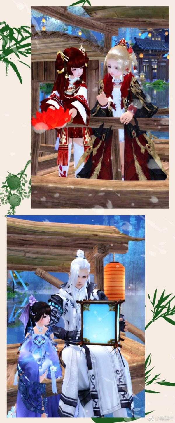 剑网3大美江湖捏图欣赏 月上柳梢灯火连昼