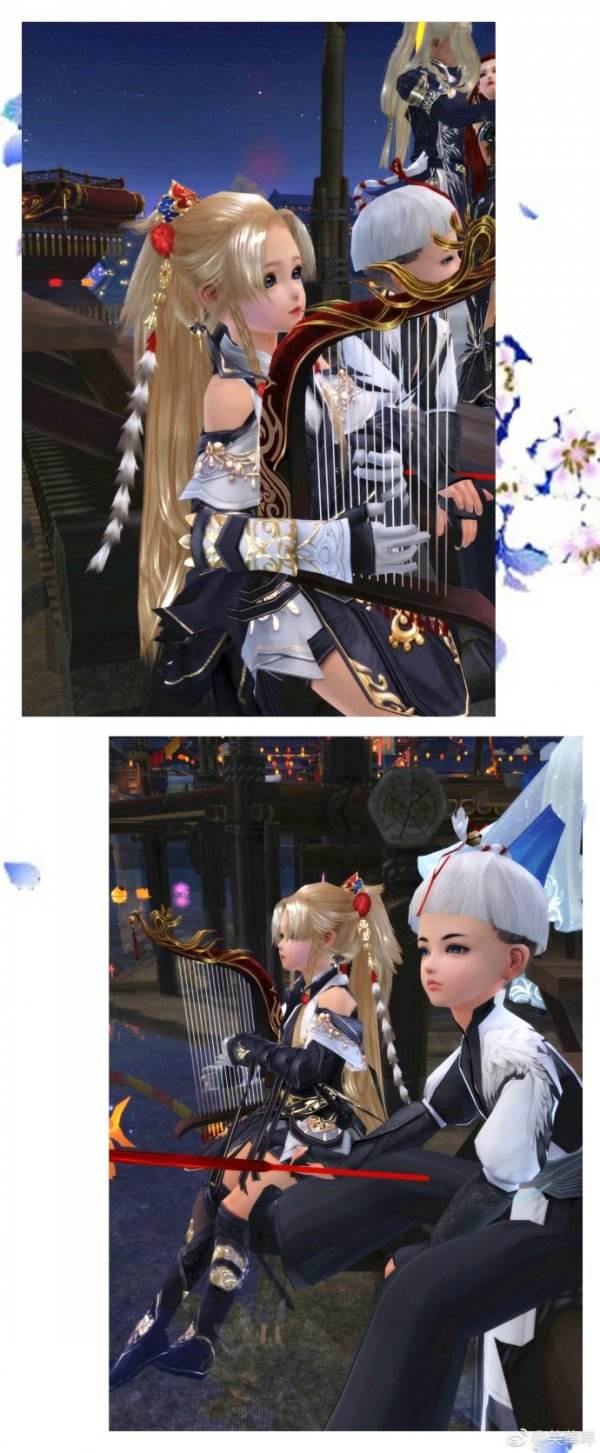 剑网3大美江湖捏图欣赏 月上柳梢灯火连昼