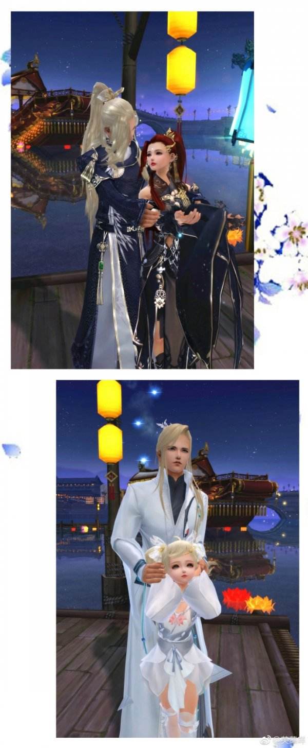 剑网3大美江湖捏图欣赏 月上柳梢灯火连昼