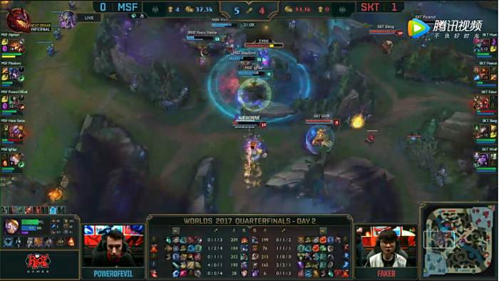 SKT三比二险胜MSF 让世界记住的欧洲兔子队