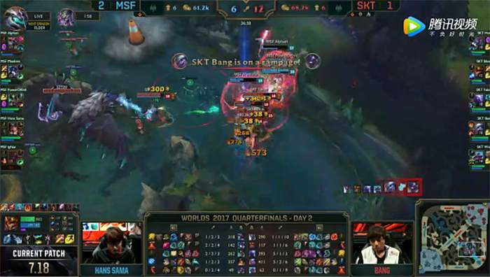 SKT三比二险胜MSF 让世界记住的欧洲兔子队