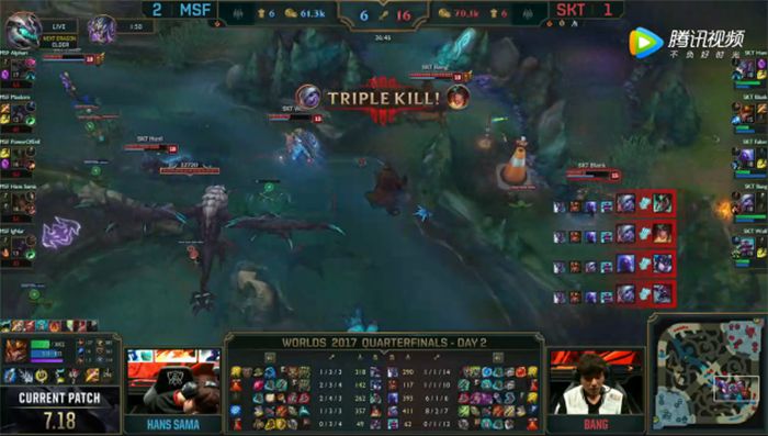 SKT三比二险胜MSF 让世界记住的欧洲兔子队