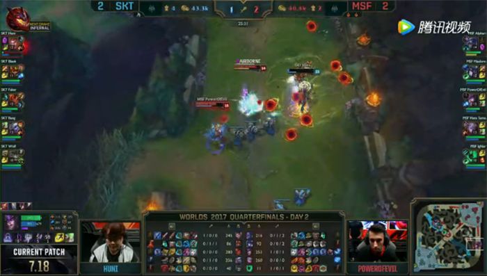 SKT三比二险胜MSF 让世界记住的欧洲兔子队