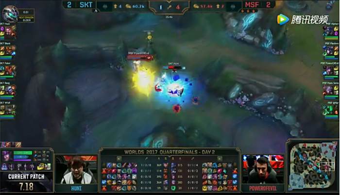 SKT三比二险胜MSF 让世界记住的欧洲兔子队