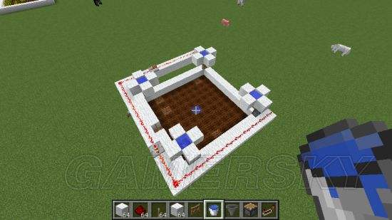 我的世界楼形一年生作物半自动收割机制作详解