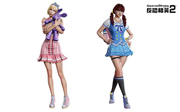 在《反恐精英online2》中,可爱的明星小姐姐奈奈与复仇女神雅典娜一直