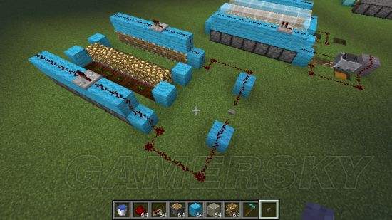 《我的世界》半自动瓜类收割机制作图文教学