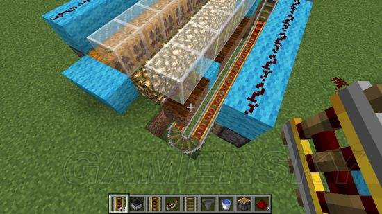 《我的世界》半自动瓜类收割机制作图文教学