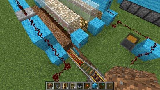 《我的世界》半自动瓜类收割机制作图文教学