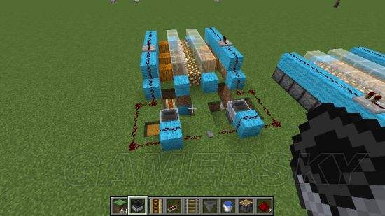 《我的世界》半自动瓜类收割机制作图文教学