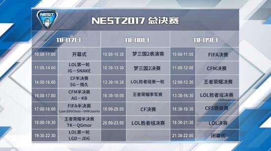 战况再度升级！NEST2017年总决赛厦门开战！