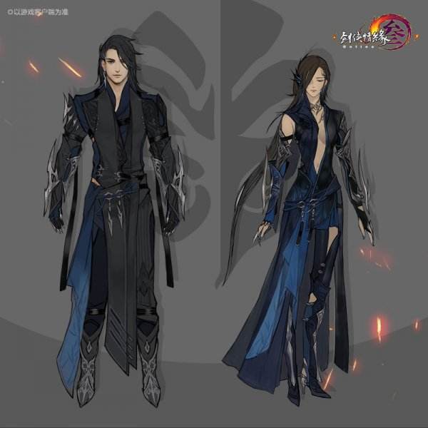 剑网3重置版全门派新校服“驰冥”套装抢先看