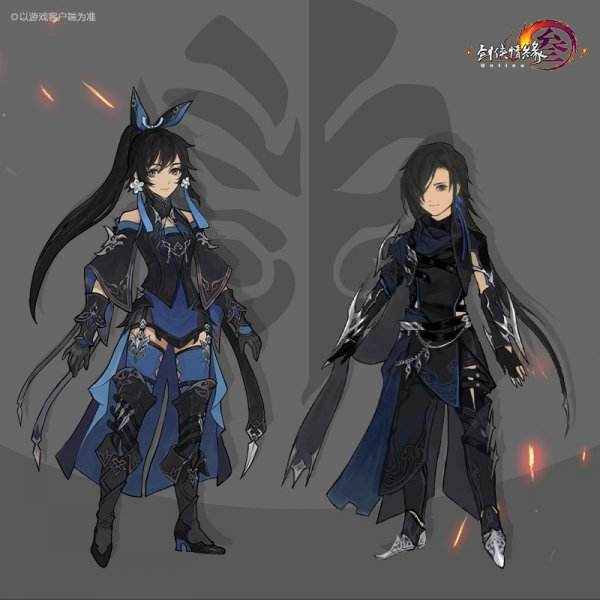 剑网3重置版全门派新校服“驰冥”套装抢先看