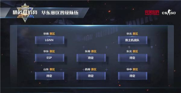 CSGO城市精英赛速报 华东东南赛区冠军产生