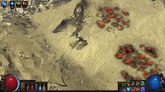 毒龙钻 流放之路新BOSS沙之女神沙卡丽曝光