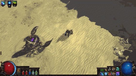 毒龙钻 流放之路新BOSS沙之女神沙卡丽曝光