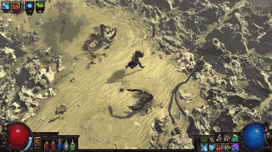 毒龙钻 流放之路新BOSS沙之女神沙卡丽曝光