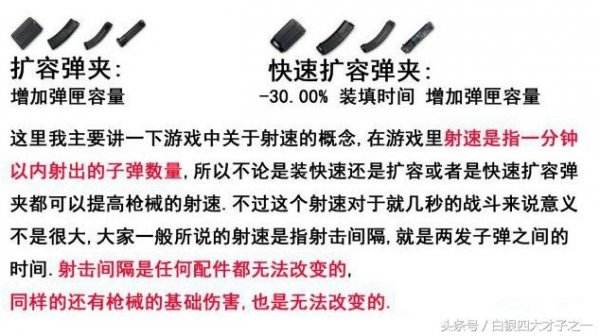 绝地求生武器配件搭配 吃鸡配件怎样选择最好？