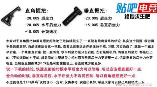 绝地求生武器配件搭配 吃鸡配件怎样选择最好？