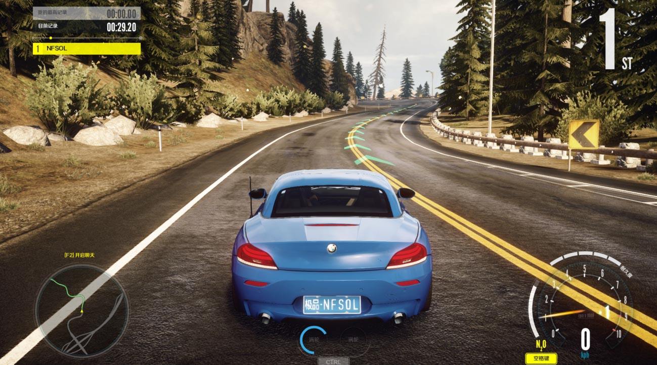 第一种为默认视角,也就是我们一直在使用的第三人称视角.