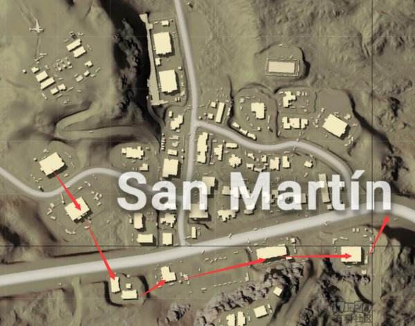 绝地求生圣马丁地图怎么搜 吃鸡圣马丁打法