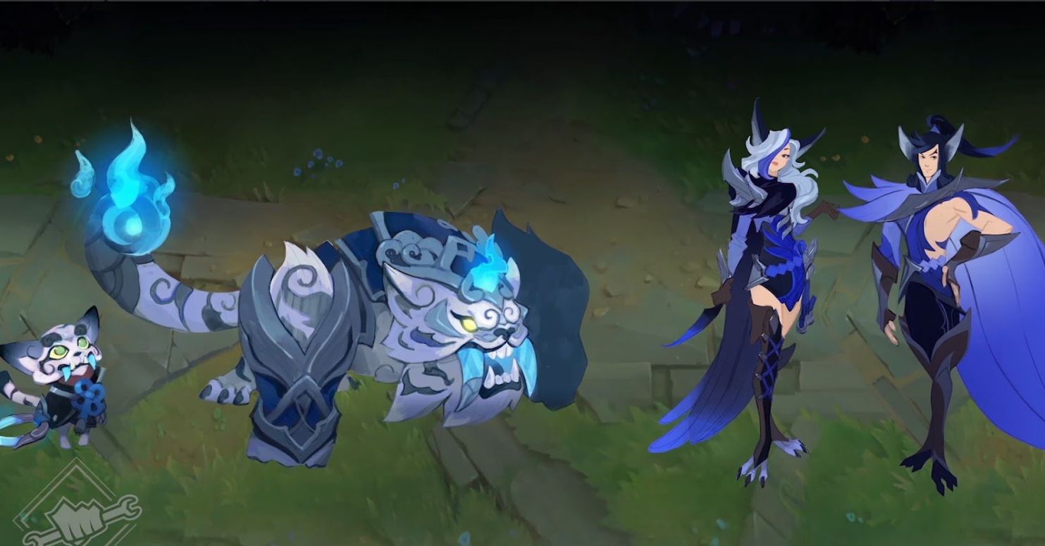 S7世界冠军SSG冠军皮：黑蓝为主的色调